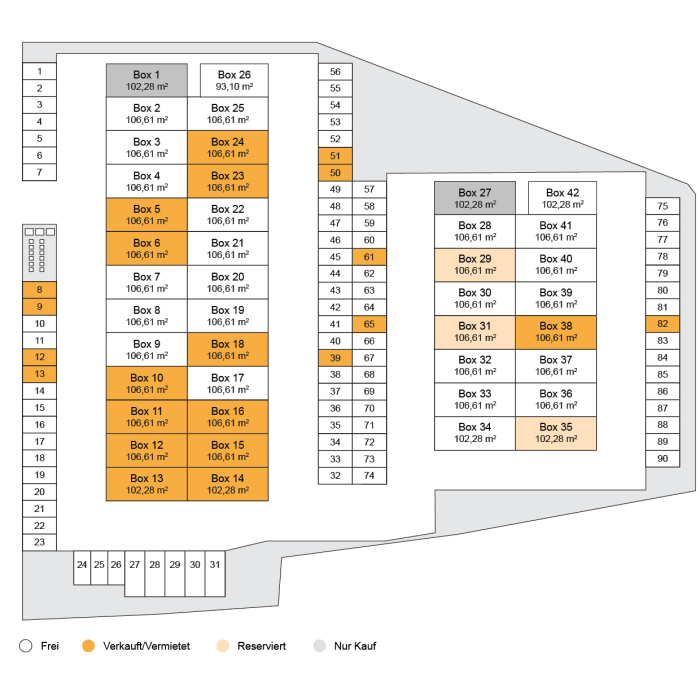 Belegungsplan Niederwerrn Miete Stand 05.03.2026 Belegungsplan Niederwerrn Miete Stand 05.03.2026