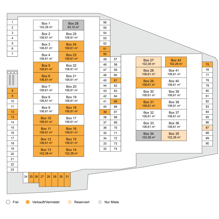 Belegungsplan Niederwerrn Kauf Stand 19.05.2026 Belegungsplan Niederwerrn Kauf Stand 19.05.2026