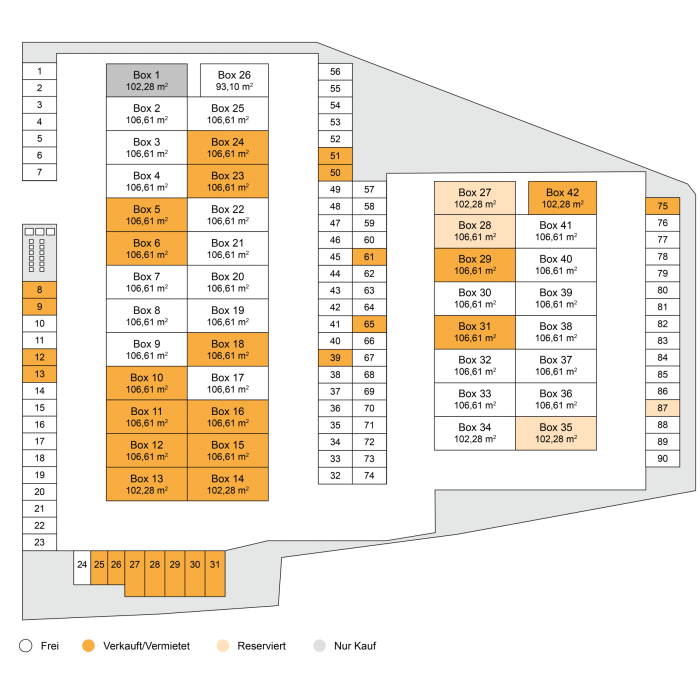 Belegungsplan Niederwerrn Miete Stand 19.05.2026 Belegungsplan Niederwerrn Miete Stand 19.05.2026