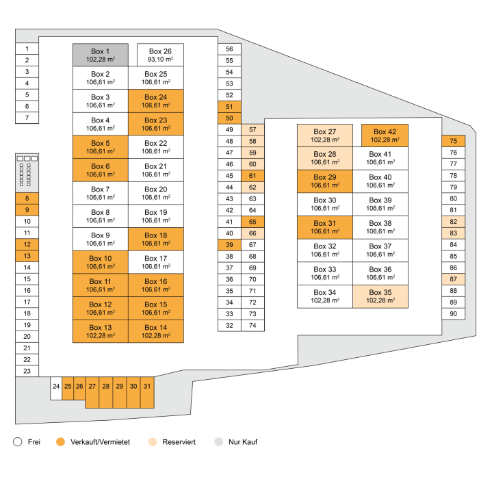 Belegungsplan Niederwerrn Miete Stand 17.06.2026 Belegungsplan Niederwerrn Miete Stand 17.06.2026