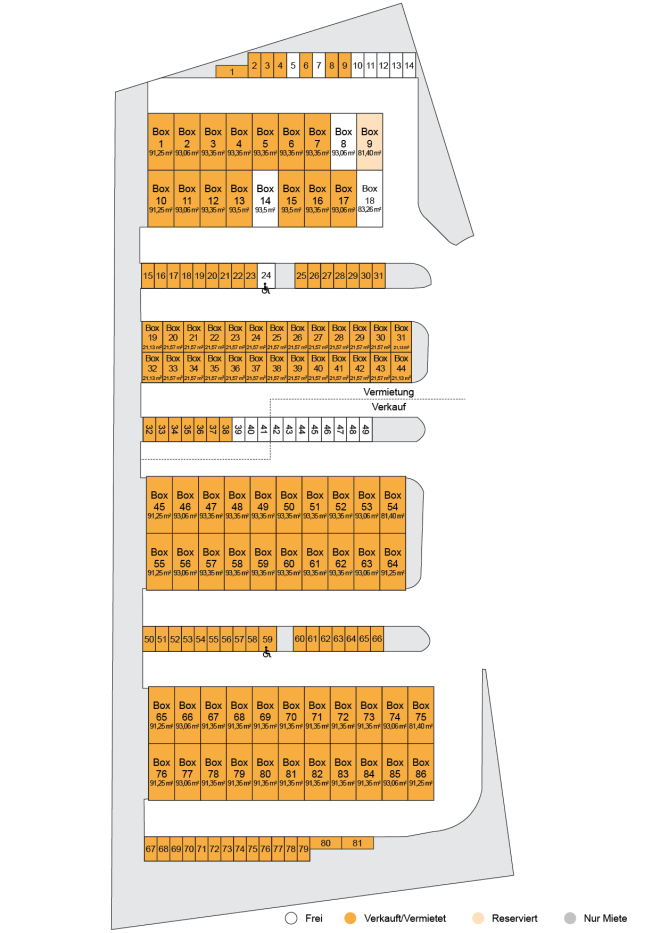 Belegungsplan Hanau Miete Stand 08.05.2026 Belegungsplan Hanau Miete Stand 08.05.2026